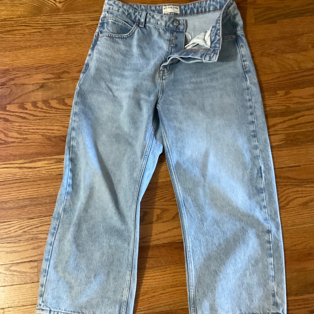 We The Free Deep Trance Dropped Boyfriend Jeans Sz 30 - Picture 2 of 13